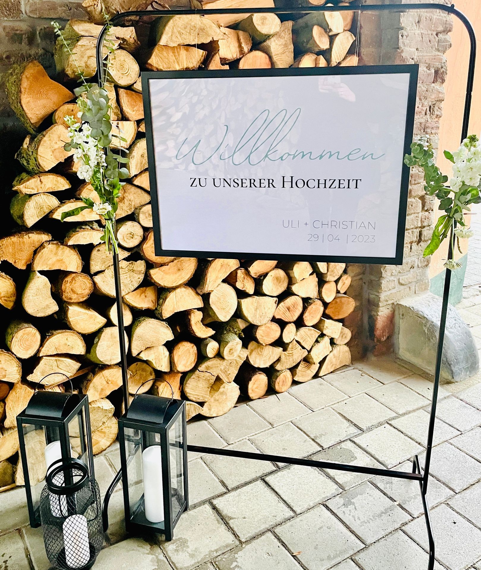 Individuelle Willkommensschilder & Sitzpläne